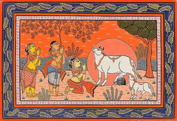 Worshiping The Cow