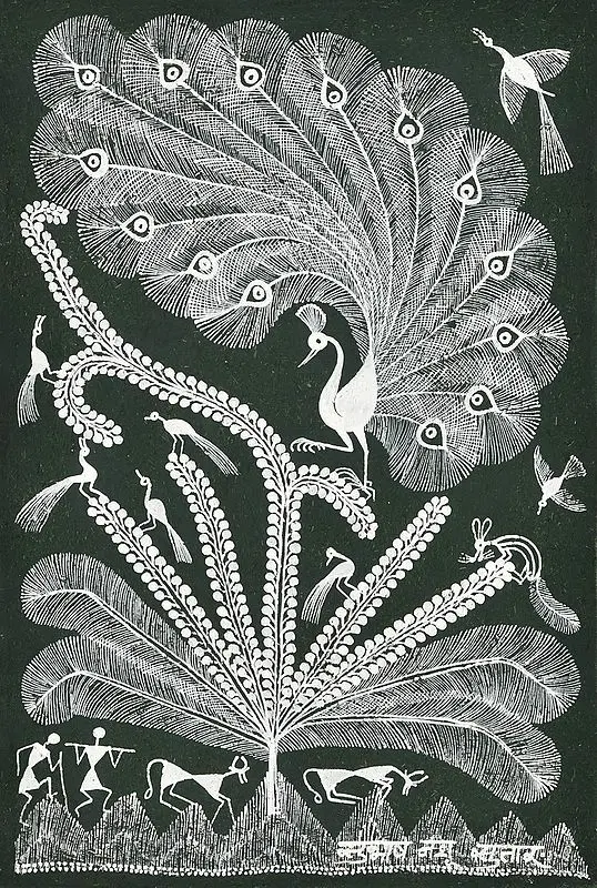 Peacock on Tree of Life