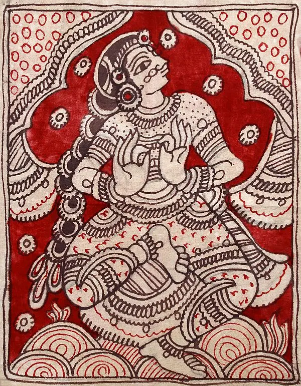 Long Braided Dancing Apsara (Small Size)