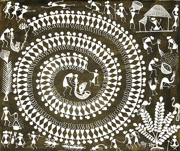 The Circle Dance of Warli Tribe