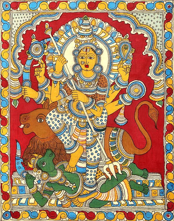 Six-armed Mahishasuramardini Goddess Durga