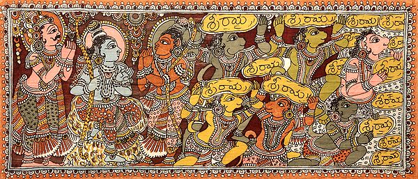 A Scene From The Ramayana