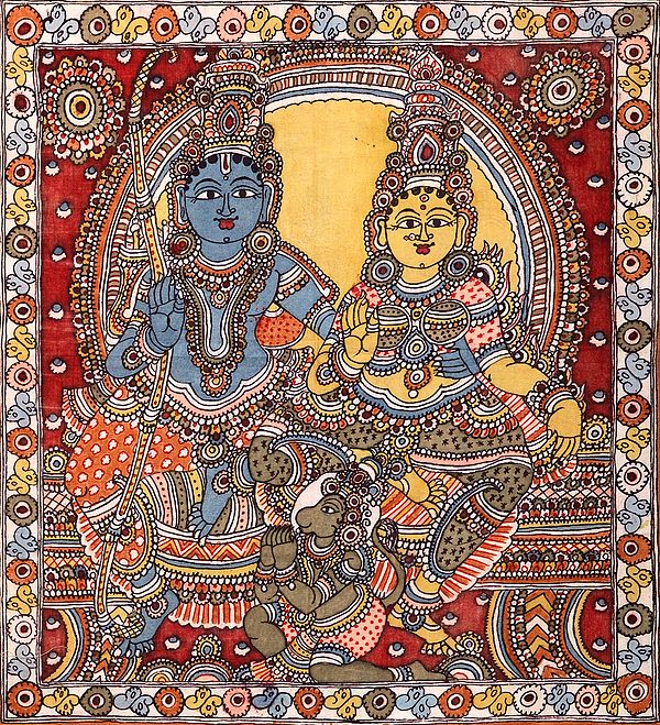 Shri Rama Sita Ji with Hanuman