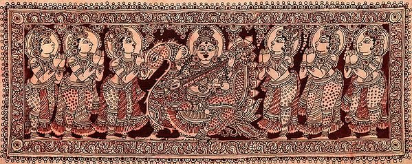 Worship of Goddess Saraswati