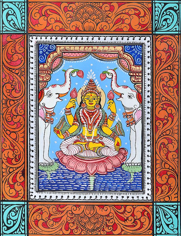Padmasana Gajalakshmi