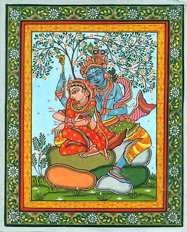 Radha Krishna in Nidhivan, The Garden of Love