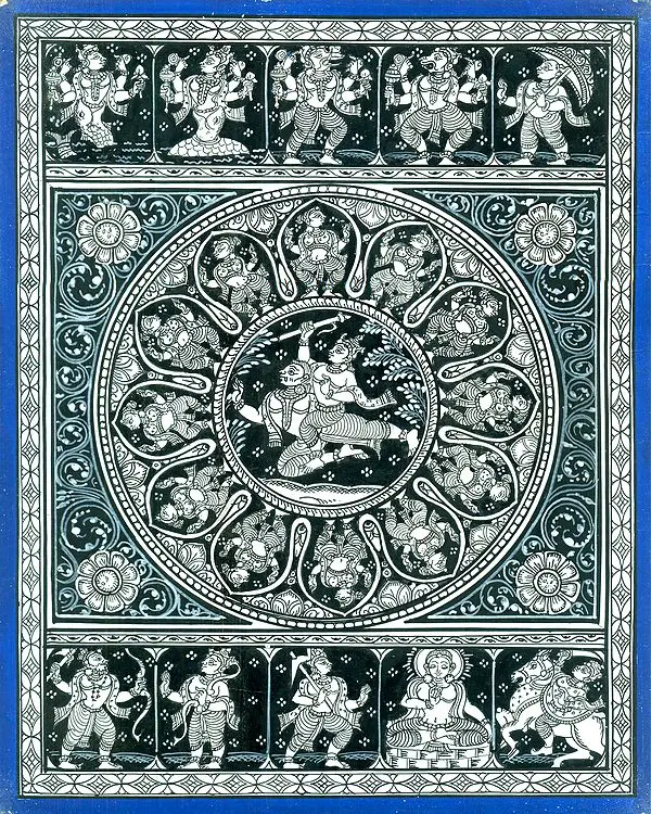 Krishna Lila with Dashavatara