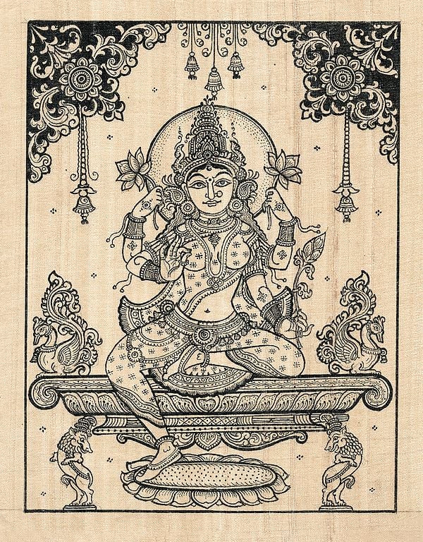 The Gracious Chaturbhujadharini Devi Lakshmi