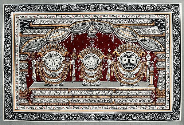 Jagannath in Sona Vesha (Shringar)