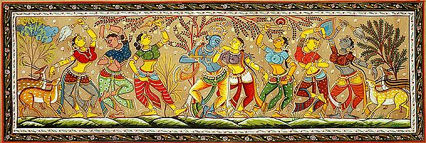 Radha Krishna Dance with Gopis