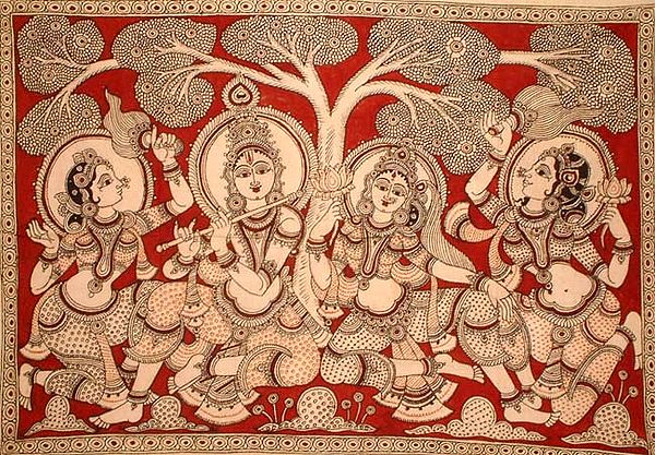 Radha Krishna in the Garden of Love