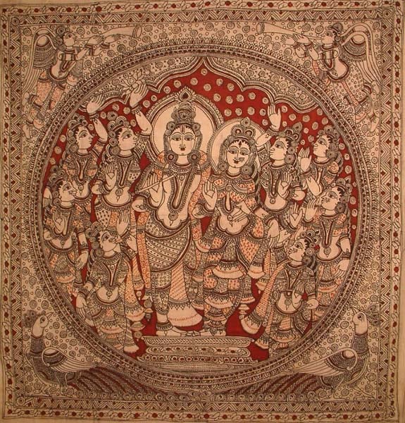 Radha Krishna with Gopis