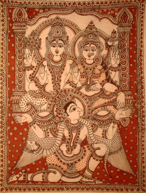 Sri Vishnu with Garuda