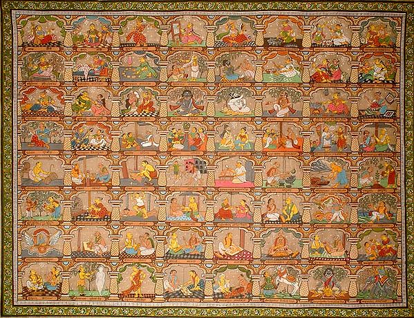 The Sixty-Four Kalas of Hindu Pantheon from the Kama Sutra