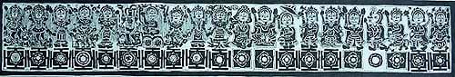 The Ten Mahavidyas and the Ten Incarnations of Vishnu, with their associated Yantras