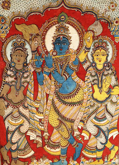 Venugopala with Radha and Lalita