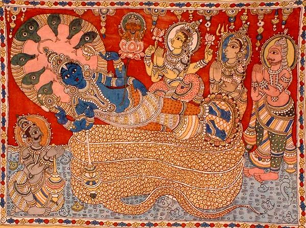 Vishnu on Sheshnag