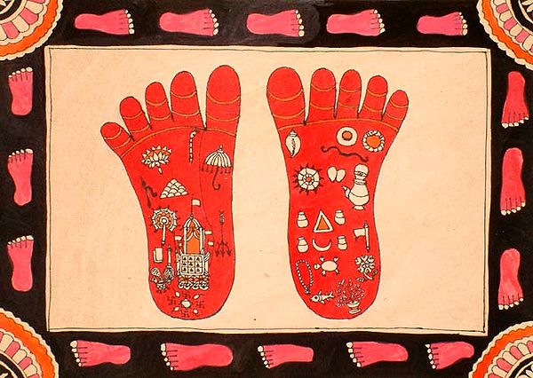 Vishnu Pada or the Feet of Vishnu
