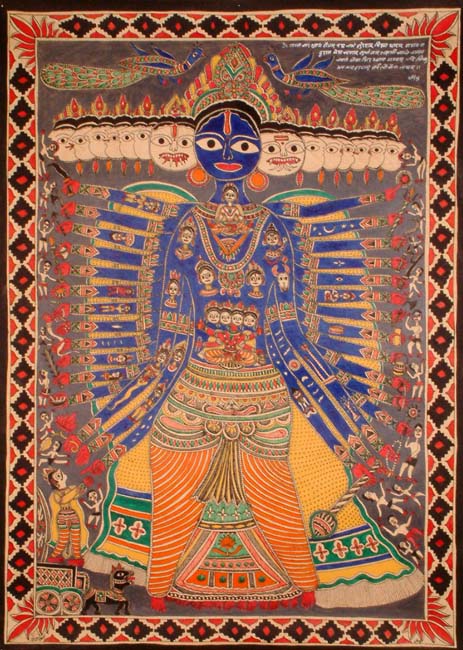 Vishnu's Vishwa Rupa