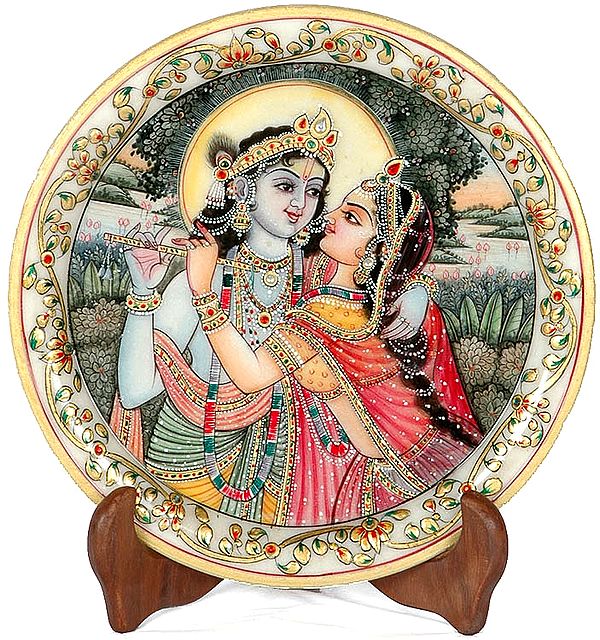 Radha Embracing Krishna