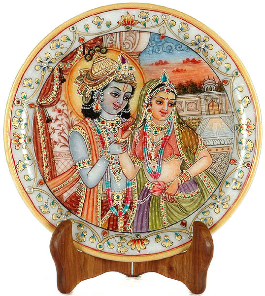 Radha with Her Beloved Krishna