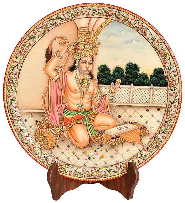Lord Hanuman Chanting the Name of Lord Rama