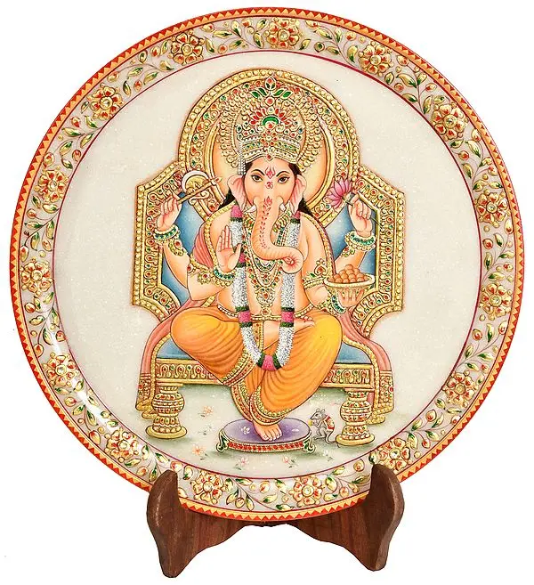 Enthroned Ganesha