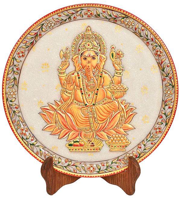 Kamalasana Lord Ganesha