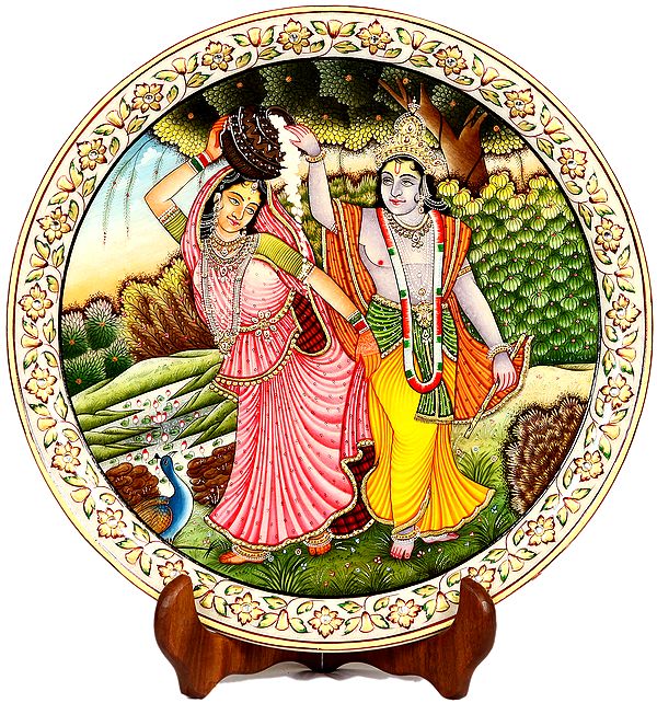 Krishna Teasing Radha