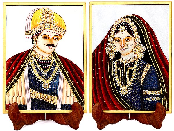Prince and Princess (Embossed Painting)