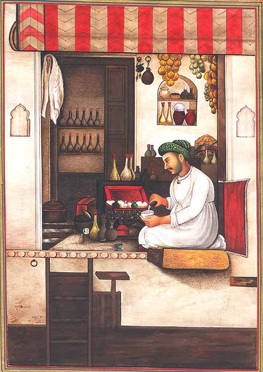 The Perfumer in his Shop
