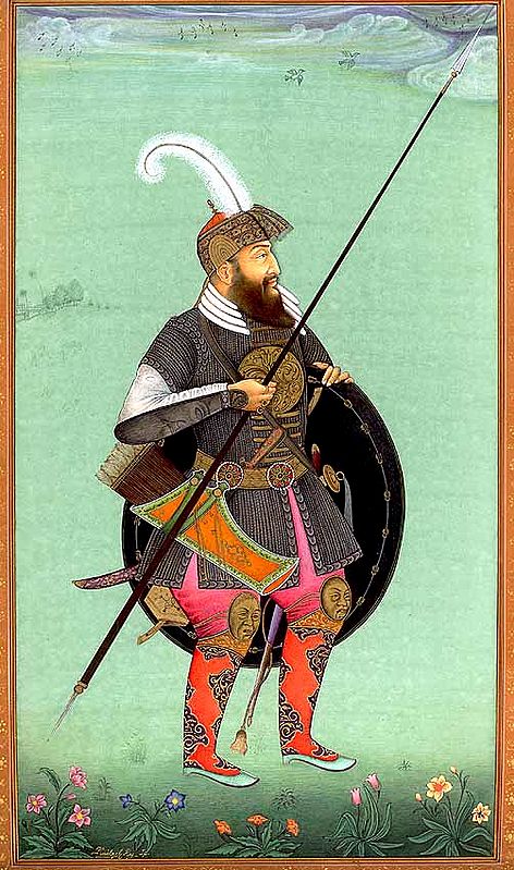 A portrait of Abdullah Khan from Padshahnama Folio