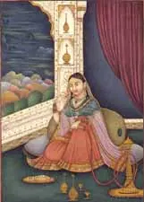 Lady with hookah