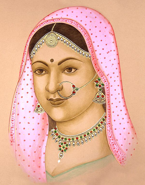 Portrait of an Indian Bride