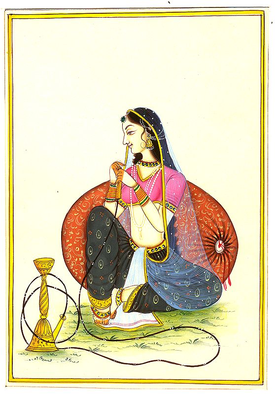 Lady with Hookah