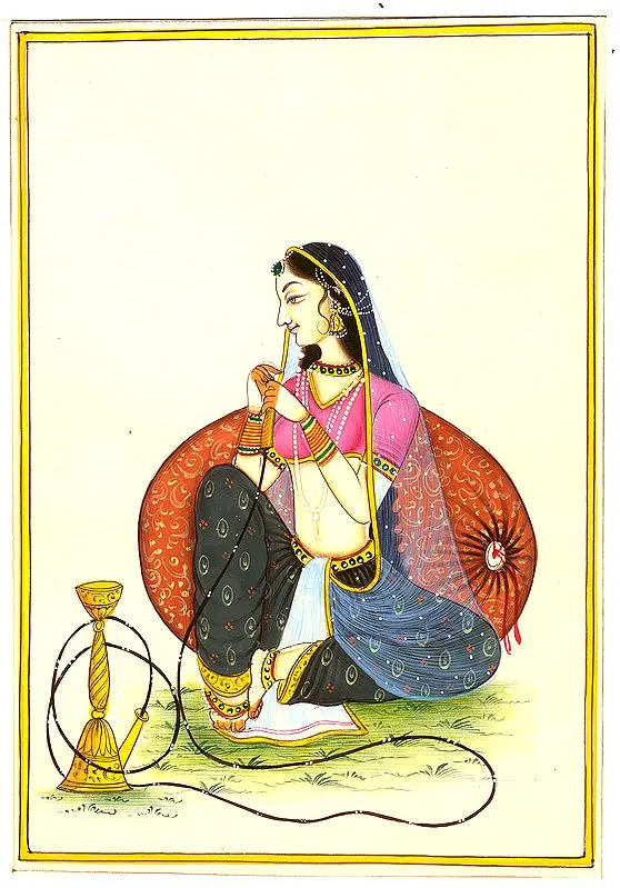 Lady with Hookah