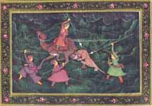 Mughal Hunting Scene
