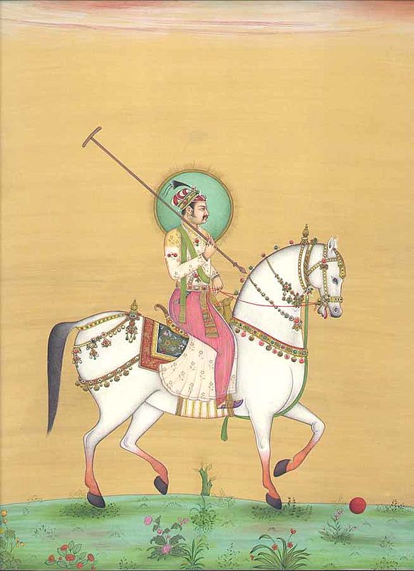Mughal Prince Playing Polo