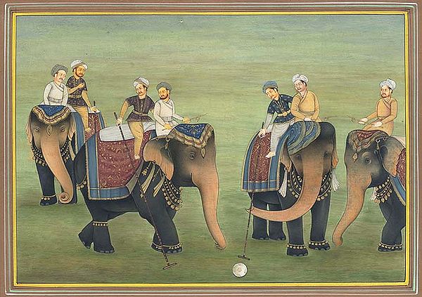 Polo on Elephants