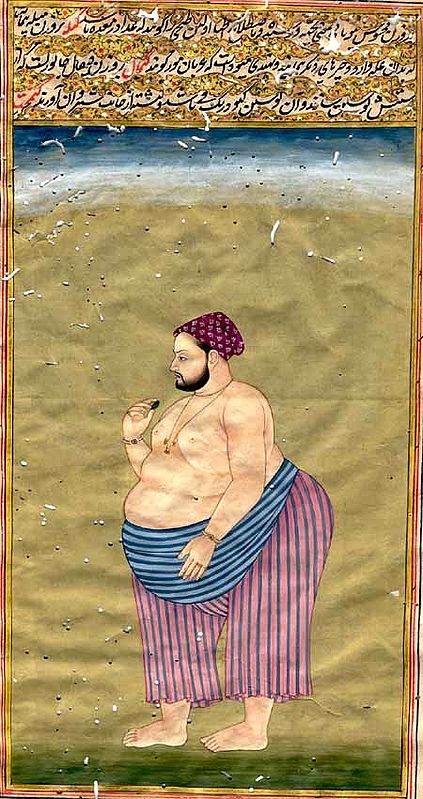 Portrait of an Undressed Maharaja