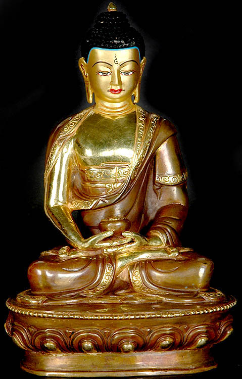Buddha in the Dhyana Mudra with Begging Bowl