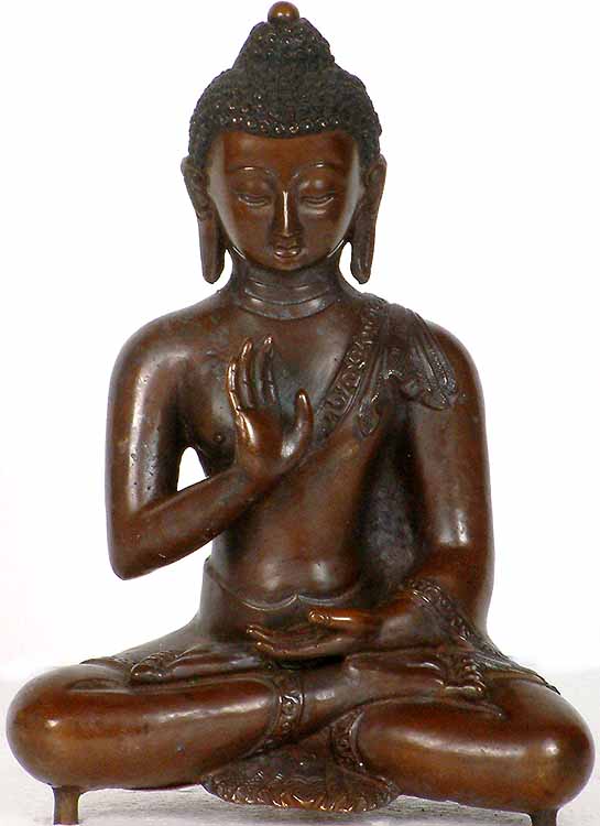 Buddha with the Abhaya and Dhyana Mudras