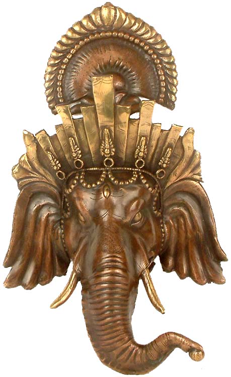 Lord Ganesha Wall-Hanging Mask