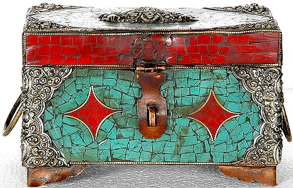 Ritual Box with Garuda Face on Lid