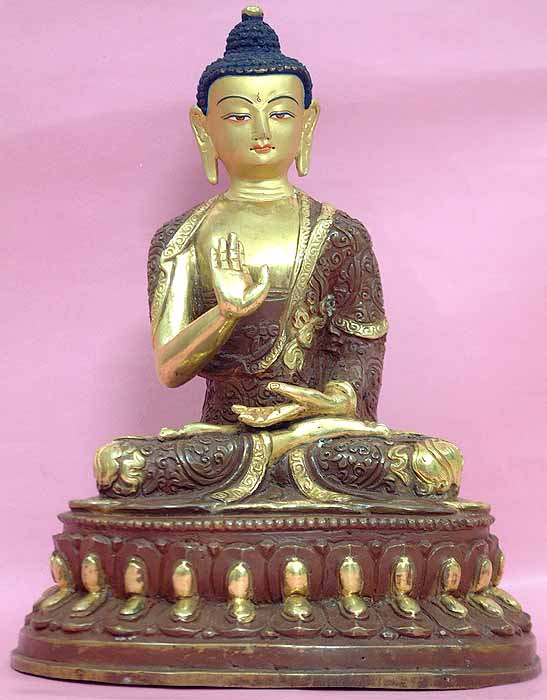 The Boon of Fearlessness (Buddha in the Abhaya Mudra)