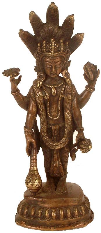 Vishnu (Nepalese Folk Sculpture)