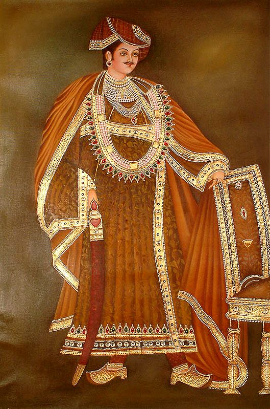 Deccan Prince Oil Painting on Canvas