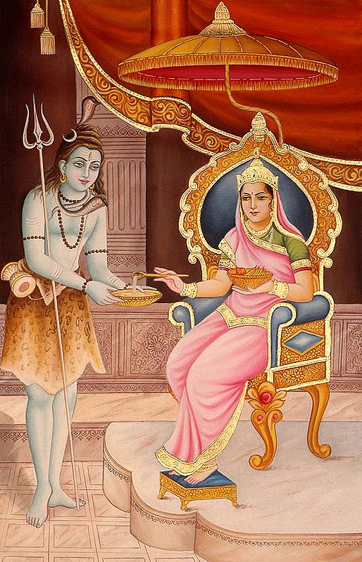 Parvati as Annapurna, The Goddess of Plenty