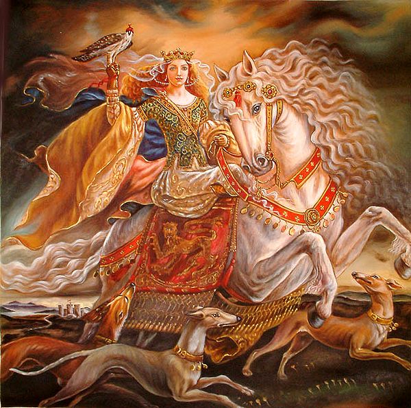 Painting of Goddess of Victory | Oil on Canvas