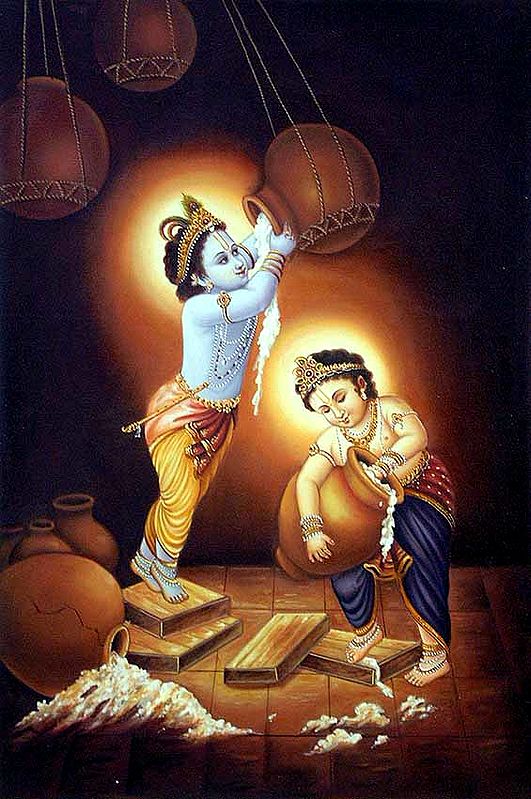 Gopala the Butter Thief with Balaram